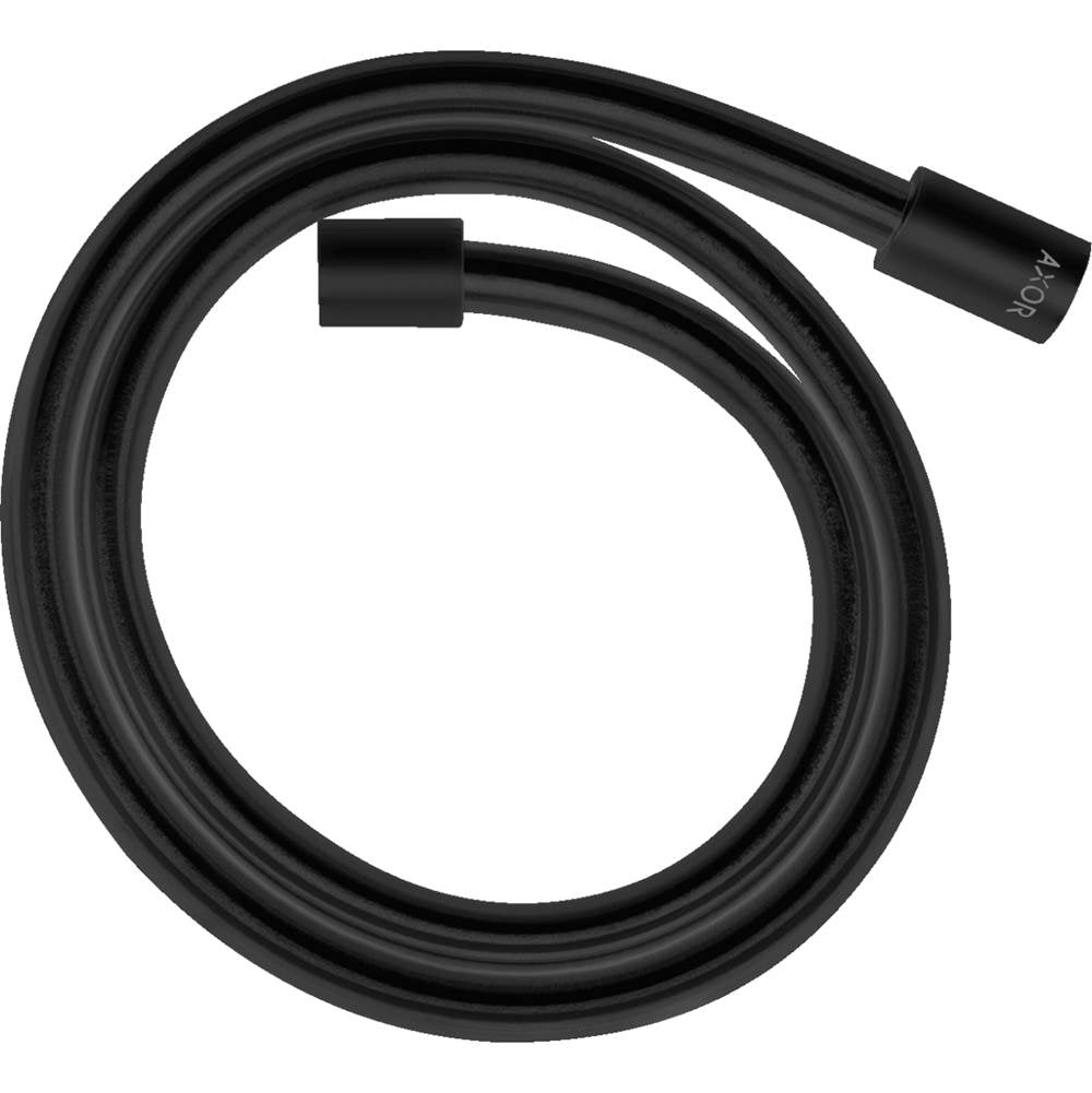 Axor - AXOR ShowerSolutions Techniflex Hose with Cylindrical Nut, 49'' in Matte Black - Matte Black
