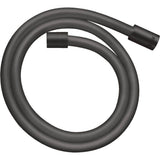Axor - AXOR ShowerSolutions Techniflex Hose with Cylindrical Nut, 63'' in Brushed Black Chrome - Brushed Black Chrome
