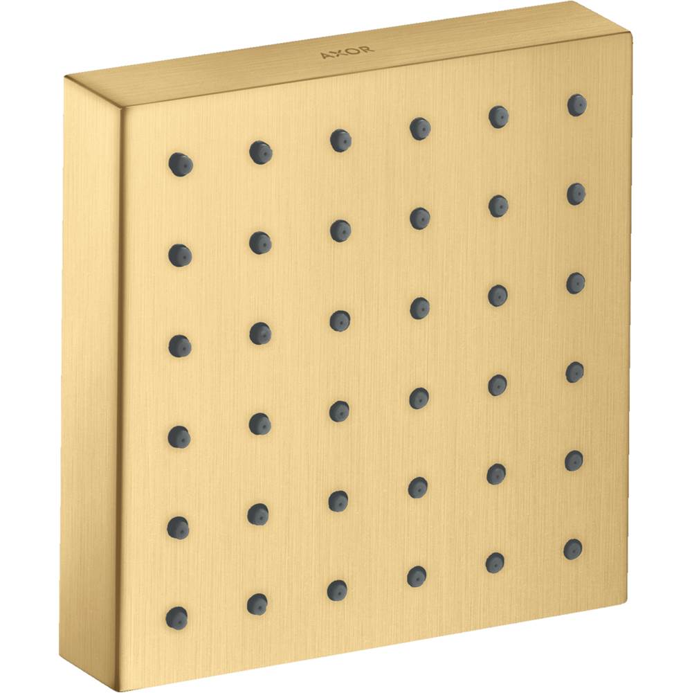 Axor - AXOR ShowerSolutions Shower Module 5'' x 5'' Square in Brushed Gold Optic - Brushed Gold Optic