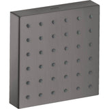 Axor - AXOR ShowerSolutions Shower Module 5'' x 5'' Square in Brushed Black Chrome - Brushed Black Chrome