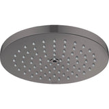 Axor - AXOR ShowerSolutions Showerhead 180 1-Jet Powder Rain, 1.75 GPM in Brushed Black Chrome - Brushed Black Chrome
