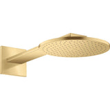 Axor - AXOR ShowerSolutions Showerhead 250 2- Jet with Showerarm Trim, 2.5 GPM in Brushed Gold Optic - Brushed Gold Optic