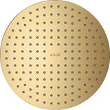 Axor - AXOR ShowerSolutions Showerhead 250 2-Jet, 2.5 GPM in Brushed Gold Optic - Brushed Gold Optic