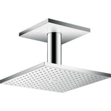 Axor - AXOR ShowerSolutions Showerhead 250 Square 2-Jet Ceiling Connection, 1.75 GPM in Chrome - Chrome