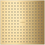 Axor - AXOR ShowerSolutions Showerhead 250 Square 2-Jet, 2.5 GPM in Brushed Gold Optic - Brushed Gold Optic