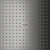 Axor - AXOR ShowerSolutions Showerhead 250 Square 2-Jet, 2.5 GPM in Polished Black Chrome - Polished Black Chrome