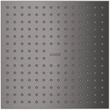 Axor - AXOR ShowerSolutions Showerhead 250 Square 2-Jet, 2.5 GPM in Brushed Black Chrome - Brushed Black Chrome