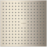 Axor - AXOR ShowerSolutions Showerhead 250 Square 2-Jet, 2.5 GPM in Brushed Nickel - Brushed Nickel