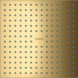 Axor - AXOR ShowerSolutions Showerhead 250 Square 2-Jet, 2.5 GPM in Polished Gold Optic - Polished Gold Optic