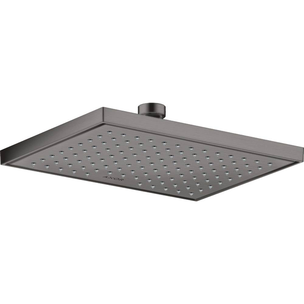 Axor - AXOR ShowerSolutions Showerhead Square 245/185 1-Jet, 1.5 GPM in Brushed Black Chrome - Brushed Black Chrome