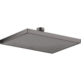 Axor - AXOR ShowerSolutions Showerhead Square 245/185 1-Jet, 2.5 GPM in Brushed Black Chrome - Brushed Black Chrome