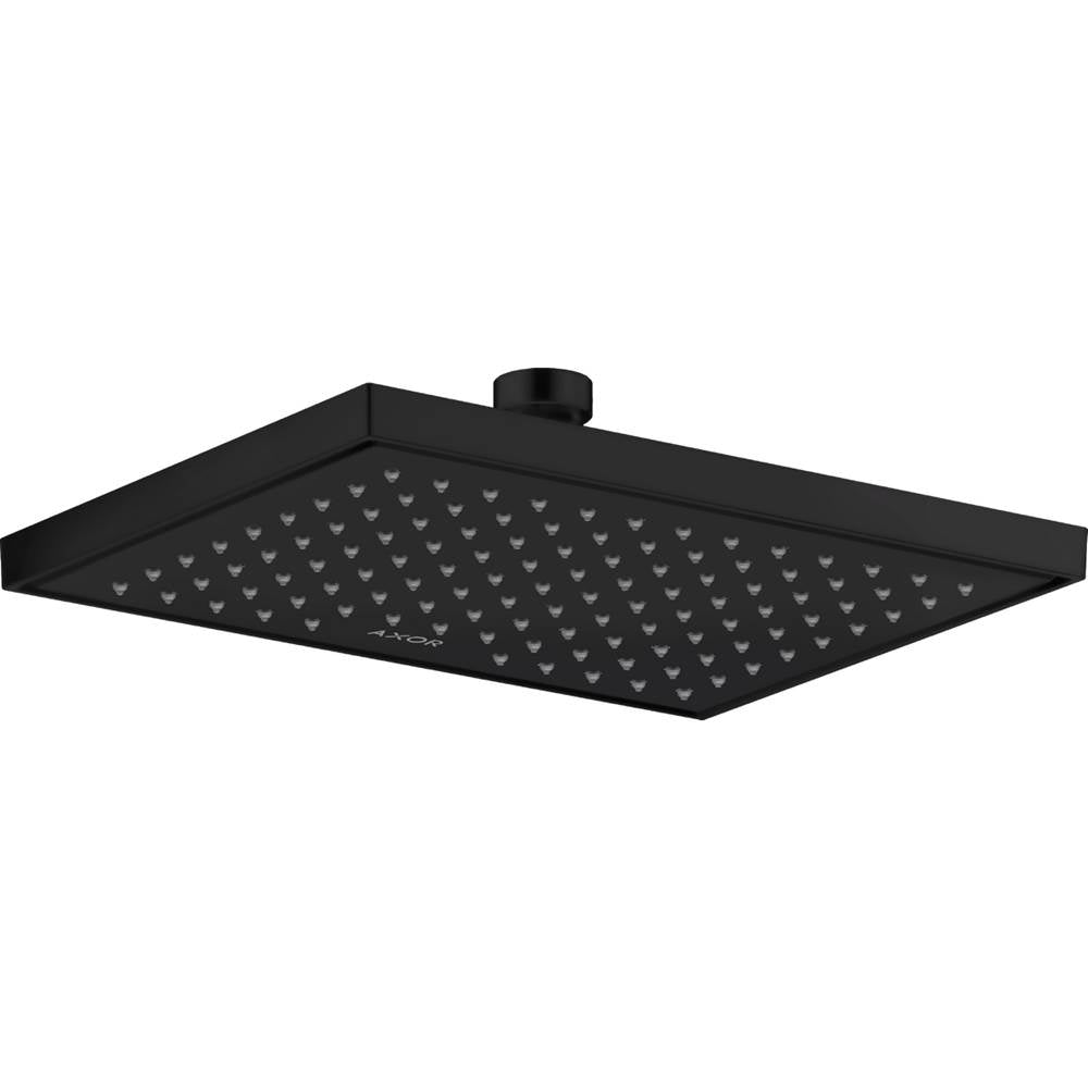 Axor - AXOR ShowerSolutions Showerhead Square 245/185 1-Jet, 2.5 GPM in Matte Black - Matte Black