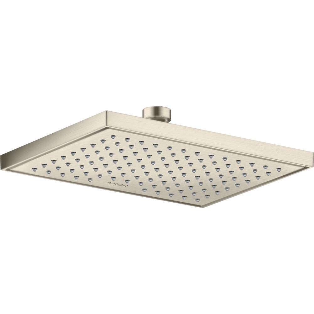 Axor - AXOR ShowerSolutions Showerhead Square 245/185 1-Jet, 1.5 GPM in Brushed Nickel - Brushed Nickel
