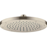 Axor - AXOR ShowerSolutions Showerhead 245 1-Jet, 1.75 GPM in Brushed Nickel - Brushed Nickel