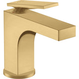 Axor - AXOR Citterio Single-Hole Faucet 90 with Pop-Up Drain, 1.2 GPM in Brushed Gold Optic - Brushed Gold Optic