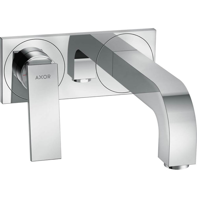 Axor - AXOR Citterio Wall-Mounted Single-Handle Faucet Trim with Base Plate, 1.2 GPM in Chrome - Chrome