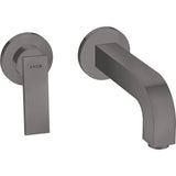 Axor - AXOR Citterio Wall-Mounted Single-Handle Faucet Trim, 1.2 GPM in Brushed Black Chrome - Brushed Black Chrome