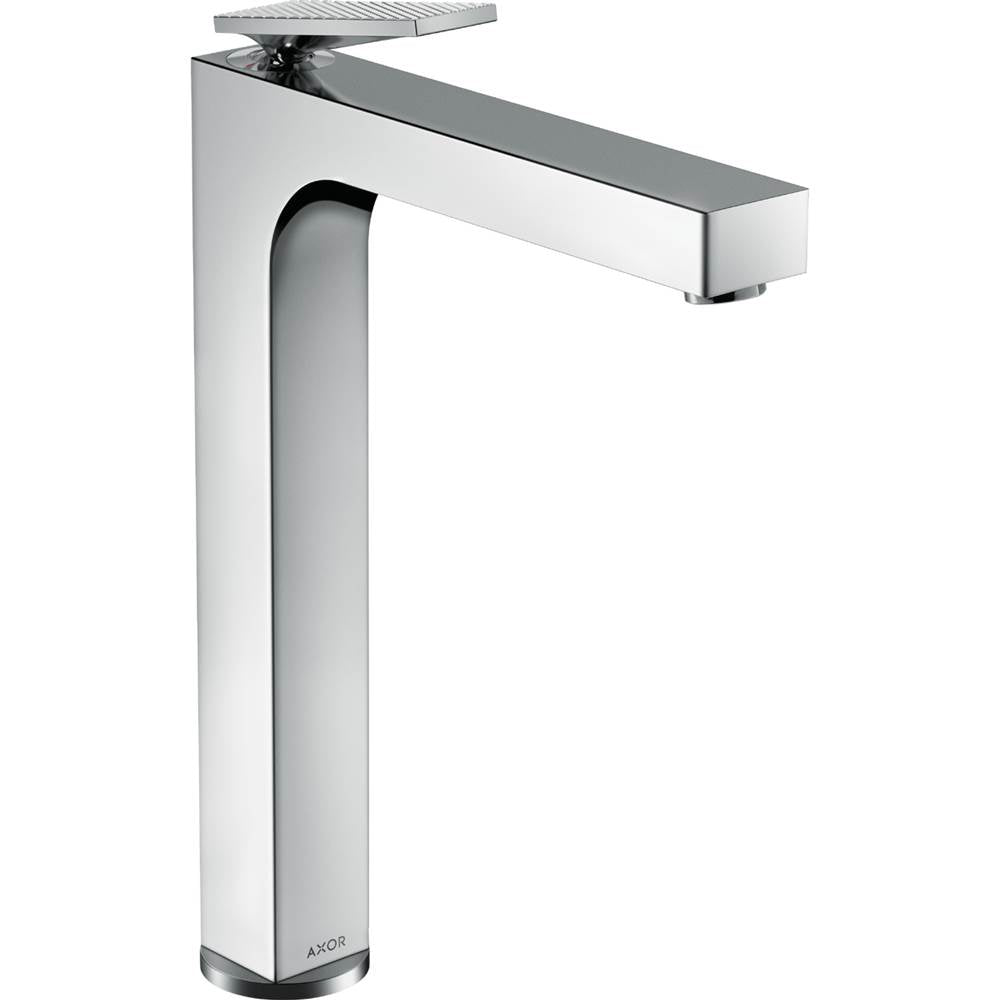 Axor - AXOR Citterio Single-Hole Faucet 280 with Pop-Up Drain- Rhombic Cut, 1.2 GPM in Chrome - Chrome