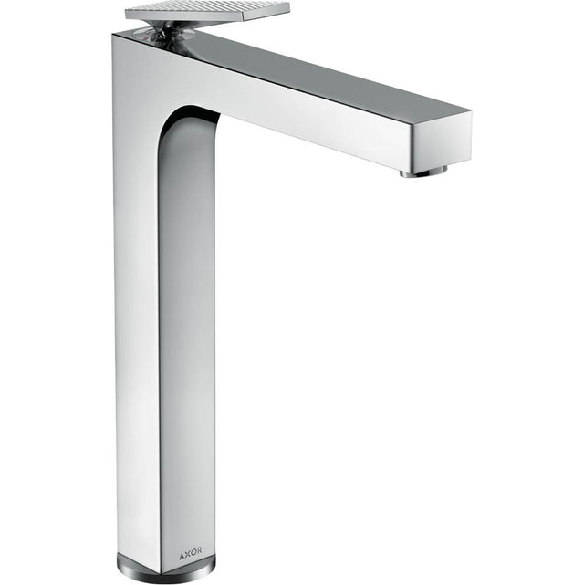 Axor - AXOR Citterio Single-Hole Faucet 280 with Pop-Up Drain- Rhombic Cut, 1.2 GPM in Chrome - Chrome