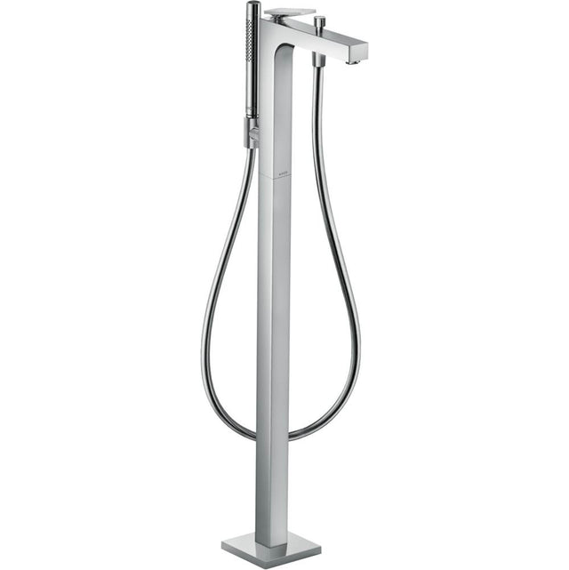 Axor - AXOR Citterio Freestanding Tub Filler Trim with 1.75 GPM Handshower- Rhombic Cut in Chrome - Chrome