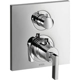 Axor - AXOR Citterio Thermostatic Trim with Volume Control in Brushed Black Chrome - Brushed Black Chrome