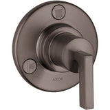 Axor - AXOR Citterio Diverter Trim Trio/Quattro in Brushed Black Chrome - Brushed Black Chrome