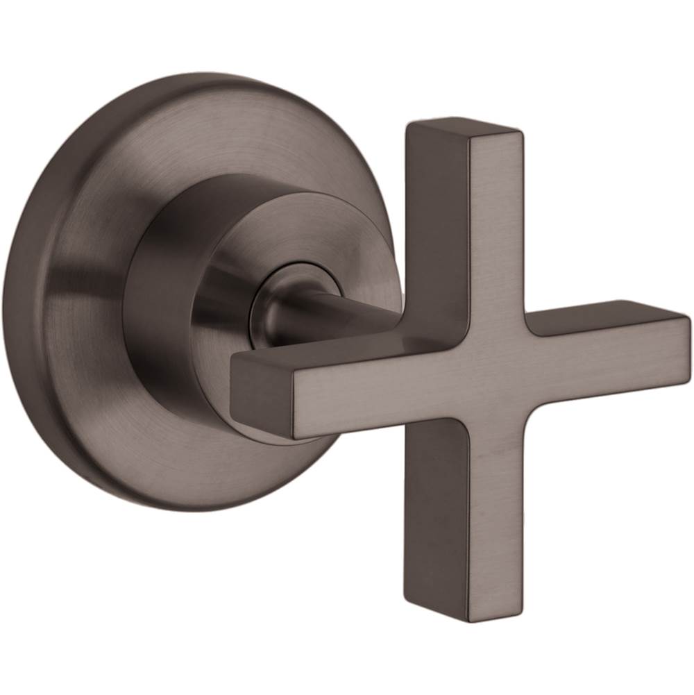 Axor - AXOR Citterio Volume Control Trim with Cross Handle in Brushed Black Chrome - Brushed Black Chrome