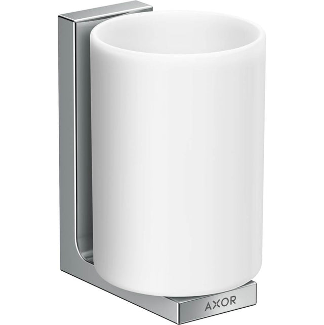 Axor - AXOR Universal Rectangular  Toothbrush Tumbler in Chrome - Chrome