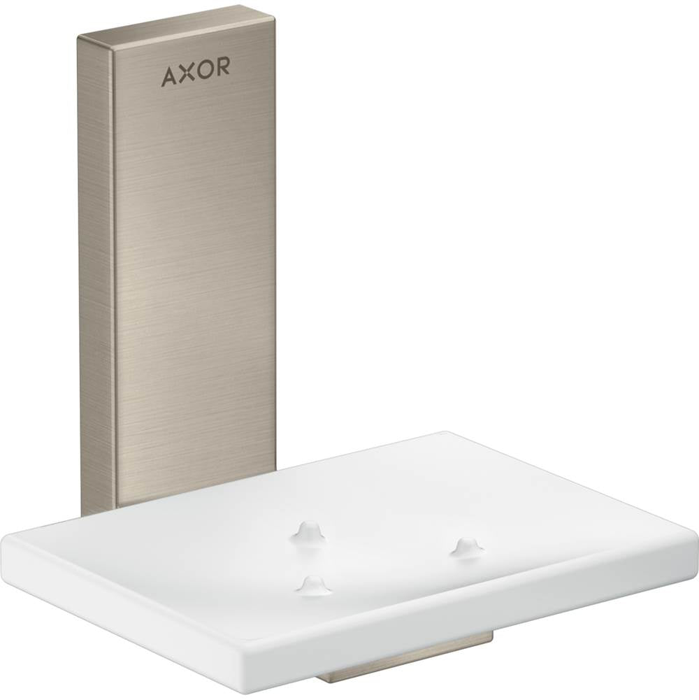 Axor - AXOR Universal Rectangular  Soap Dish in Brushed Nickel - Brushed Nickel