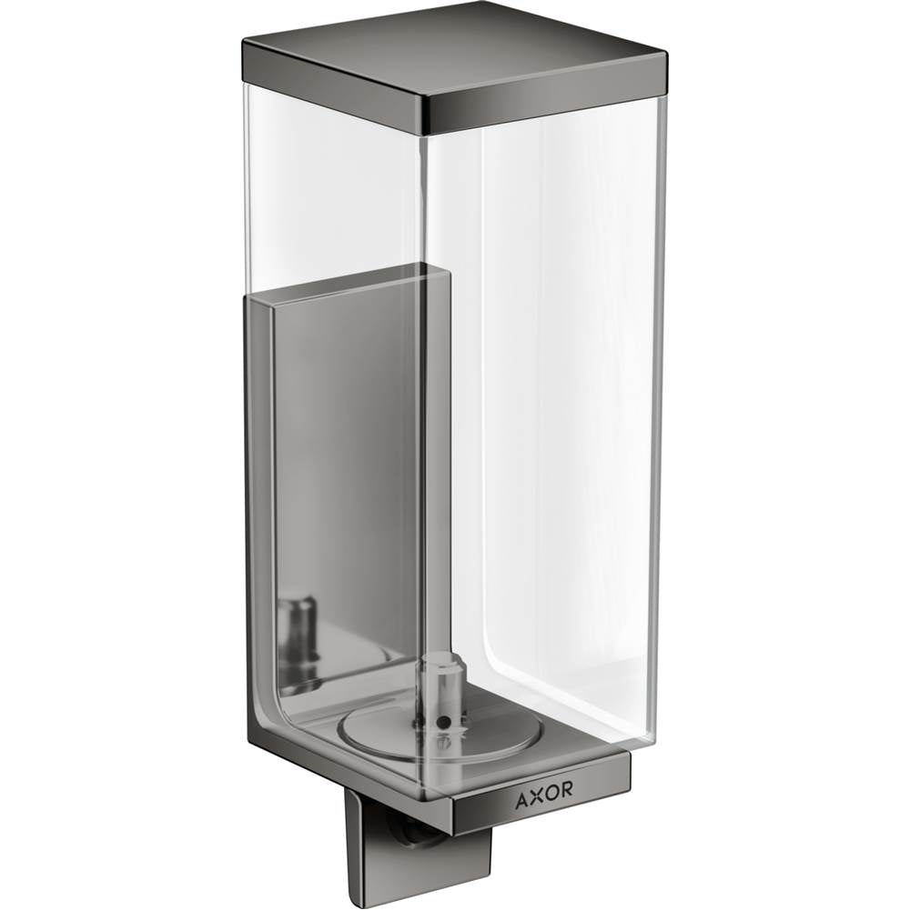 Axor - AXOR Universal Rectangular  Soap Dispenser in Polished Black Chrome - Polished Black Chrome