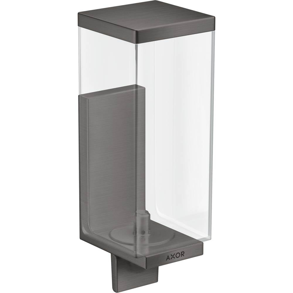 Axor - AXOR Universal Rectangular  Soap Dispenser in Brushed Black Chrome - Brushed Black Chrome