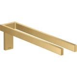 Axor - AXOR Universal Rectangular  Towel Holder Twin-Handle in Brushed Gold Optic - Brushed Gold Optic