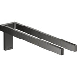 Axor - AXOR Universal Rectangular  Towel Holder Twin-Handle in Polished Black Chrome - Polished Black Chrome
