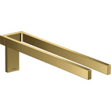 Axor - AXOR Universal Rectangular  Towel Holder Twin-Handle in Polished Gold Optic - Polished Gold Optic