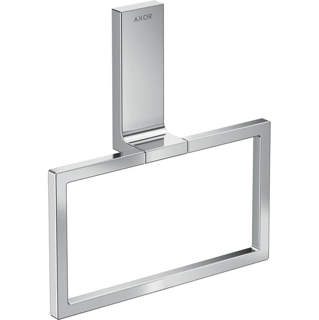 Axor - AXOR Universal Rectangular  Towel Ring in Chrome - Chrome