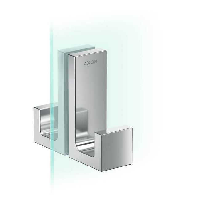 Axor - AXOR Universal Rectangular  Shower Door Handle in Chrome - Chrome
