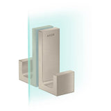 Axor - AXOR Universal Rectangular  Shower Door Handle in Brushed Nickel - Brushed Nickel