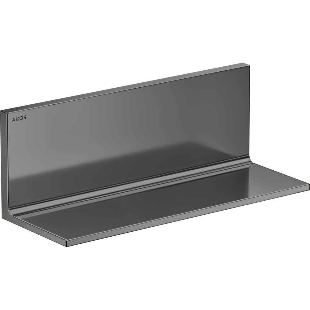 Axor - AXOR Universal Rectangular  Shelf, 12'' in Polished Black Chrome - Polished Black Chrome