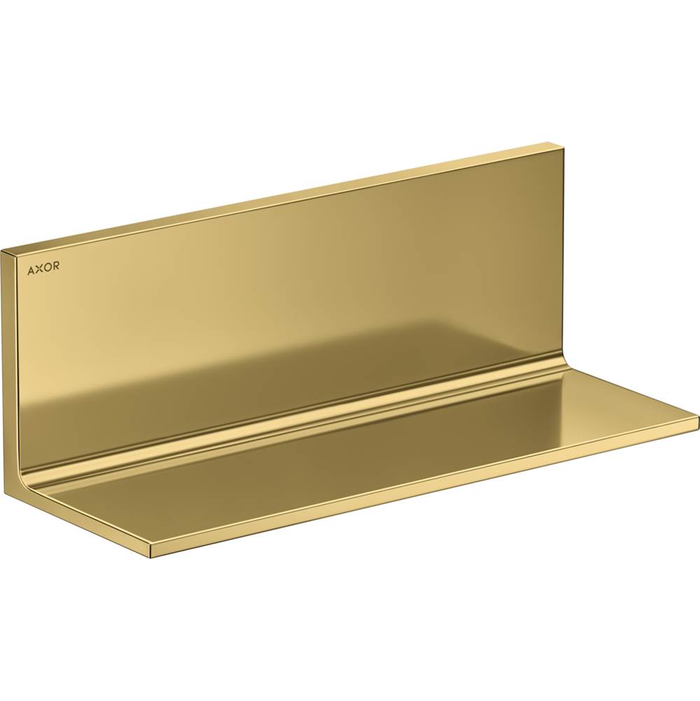 Axor - AXOR Universal Rectangular  Shelf, 12'' in Polished Gold Optic - Polished Gold Optic