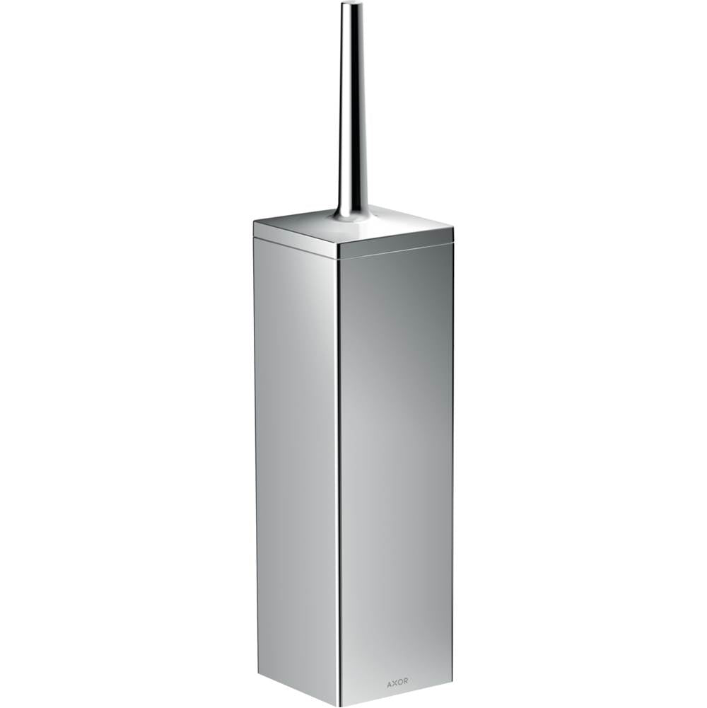 Axor - AXOR Universal Rectangular  Toilet Brush Holder, Wall-Mounted in Chrome - Chrome