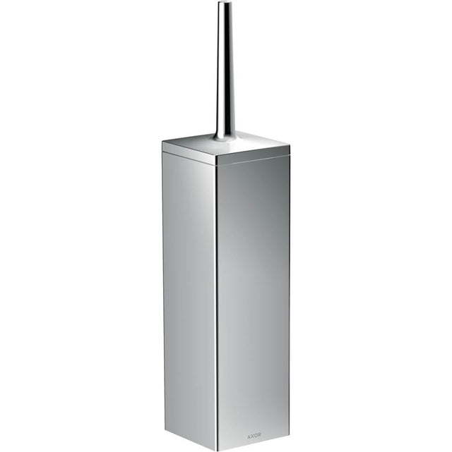 Axor - AXOR Universal Rectangular  Toilet Brush Holder, Wall-Mounted in Chrome - Chrome