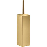 Axor - AXOR Universal Rectangular  Toilet Brush Holder, Wall-Mounted in Brushed Gold Optic - Brushed Gold Optic