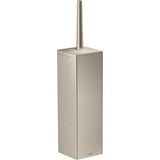 Axor - AXOR Universal Rectangular  Toilet Brush Holder, Wall-Mounted in Brushed Nickel - Brushed Nickel