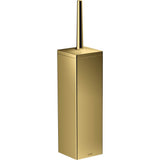 Axor - AXOR Universal Rectangular  Toilet Brush Holder, Wall-Mounted in Polished Gold Optic - Polished Gold Optic