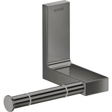 Axor - AXOR Universal Rectangular  Toilet Paper Holder in Polished Black Chrome - Polished Black Chrome