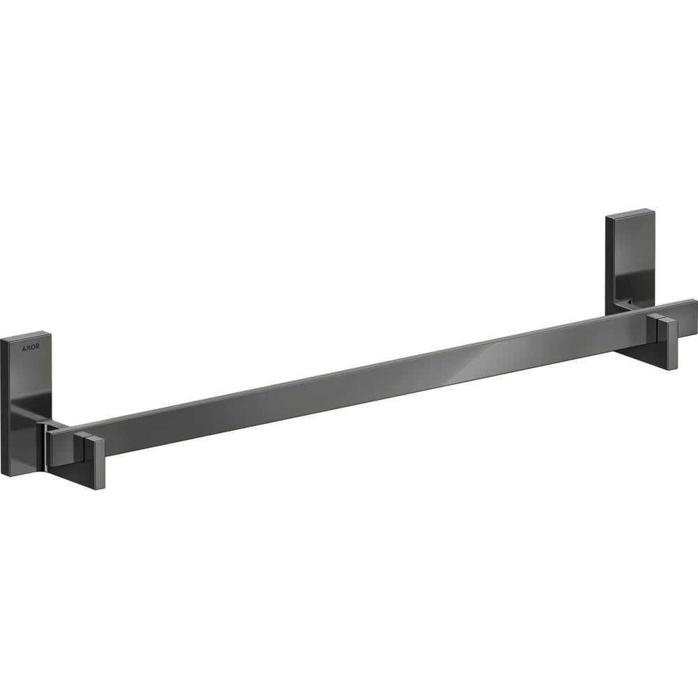 Axor - AXOR Universal Rectangular  Towel Bar, 24''  in Polished Black Chrome - Polished Black Chrome