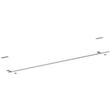 Axor - AXOR Universal Rectangular  Towel Bar, 24''  in Brushed Black Chrome - Brushed Black Chrome
