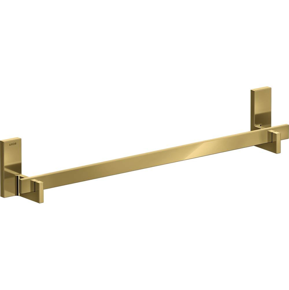 Axor - AXOR Universal Rectangular  Towel Bar, 24''  in Polished Gold Optic - Polished Gold Optic