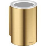 Axor - AXOR Universal Circular Toothbrush Tumbler in Brushed Gold Optic - Brushed Gold Optic