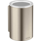 Axor - AXOR Universal Circular Toothbrush Tumbler in Brushed Nickel - Brushed Nickel